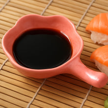 Handled Mini Floral Sauce Plate