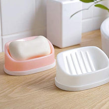 Soap Container, Soap Box Household Kitchen and Bathroom Can Use PP Material Drain Box Double Soap Dish, for Bathroom Shower Home Outdoor Camping ,Sabudani (1 Pc)
